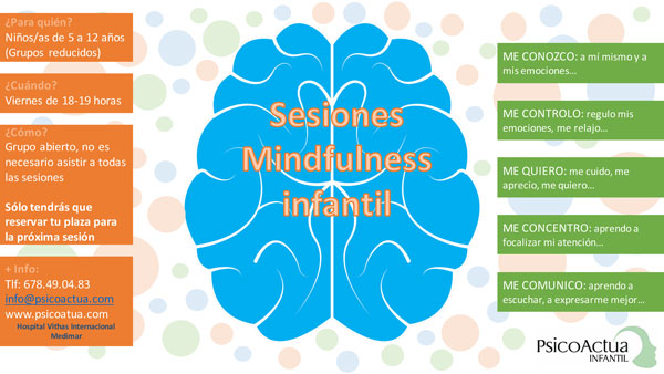 Sesiones de mindfulness infantil