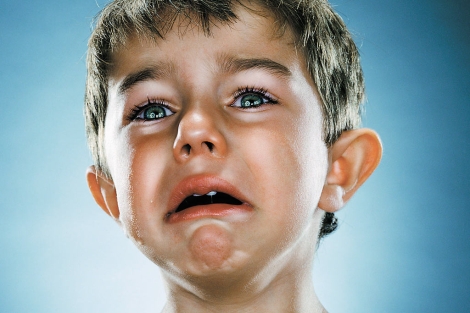 Niño llorando de la serie 'End Times'. | Jill Greenberg