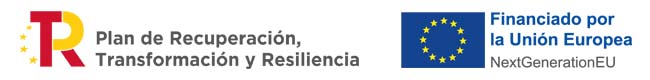 Plan de recuperación, transformación y resiliencia. Financiado con fondos Feder unión europea